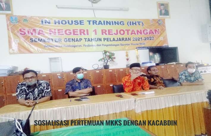 Sosialisasi Pertemuan MKKS dengan Kacabdin Tulungagung - Trenggalek